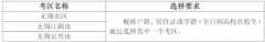 江蘇無(wú)錫市2022年下半年中小學(xué)教師資格考試筆試報(bào)名及考區(qū)選擇要求